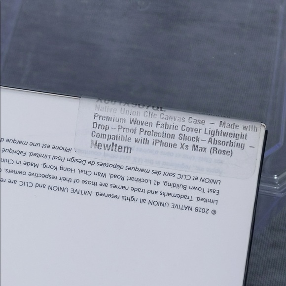 NEW Native Union Clic Case for iPhone Xs Max - Picture 9 of 10